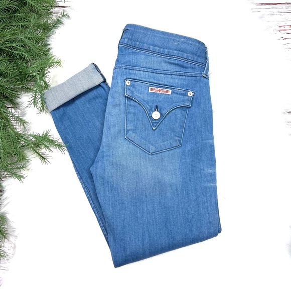 Hudson Jeans Denim - 👖|•HUDSON JEANS•| Light Blue White Hardware Flap Pocket Skinny Jeans 👖